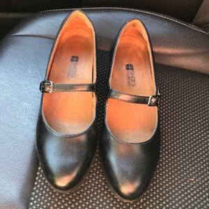 SHOES FOR CREWS Black high heel mary jane non-slip
